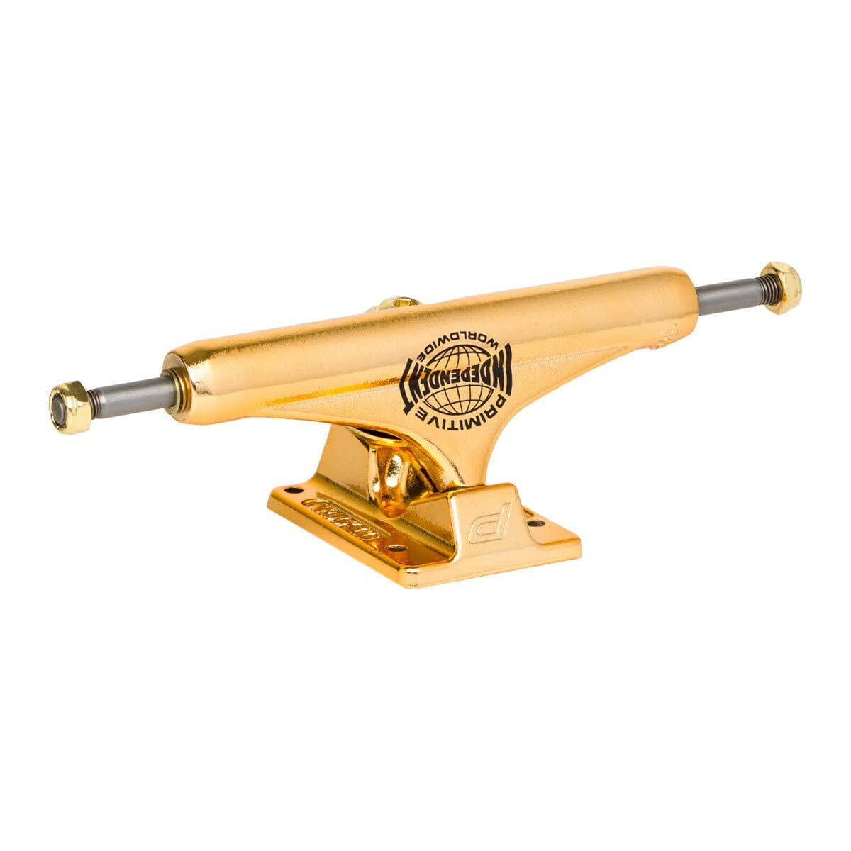 Independent - Primitive Gold Mid 139 Skateboard Trucks.