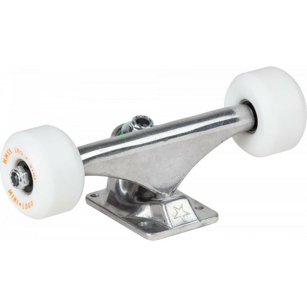 Mini Logo - 7.63 Trucks & Wheels Package Raw.