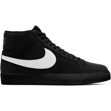 Nike SB - Blazer Mid Mens Shoes Black/White-Black-Black.