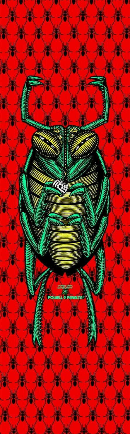 Powell Peralta - Bug 10.5" Griptape Red.