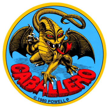 Powell Peralta Steve Caballero Original Dragon 3.5" Sticker.
