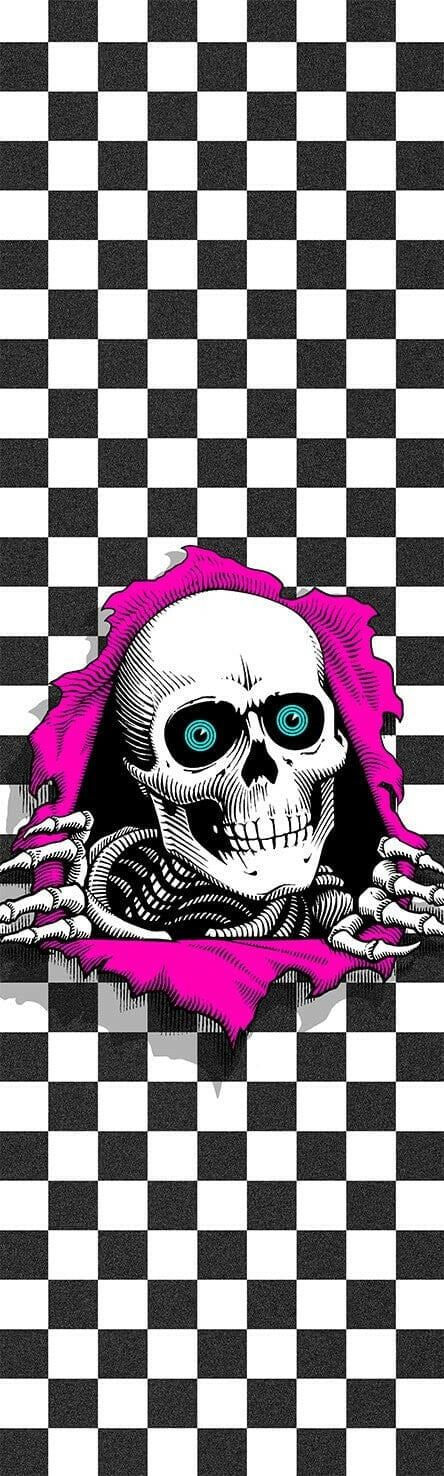 Powell Peralta - Ripper Checker White 10.5" Griptape.