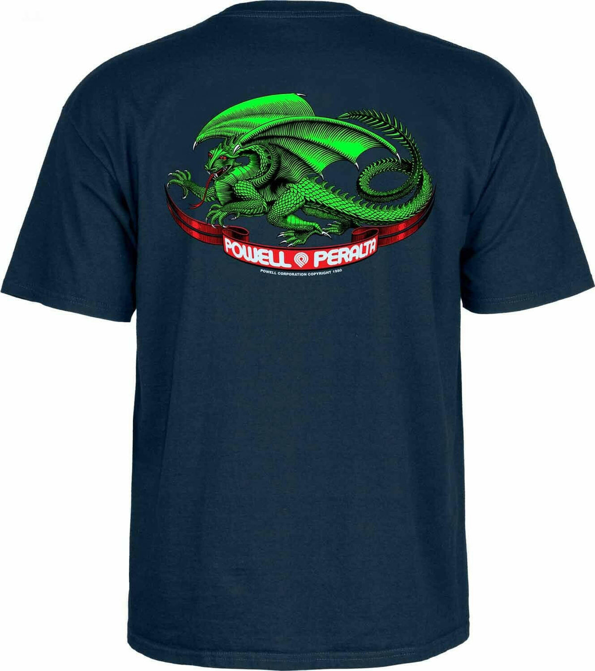 Powell Peralta - Oval Dragon Youth Tee Navy.