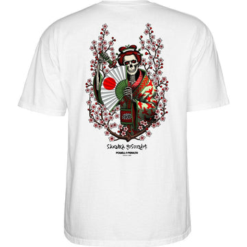Powell Peralta - Sakura Yosozumi Samurai Tee White.