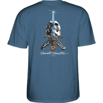 Powell Peralta - Skull & Sword Tee Indigo Blue.