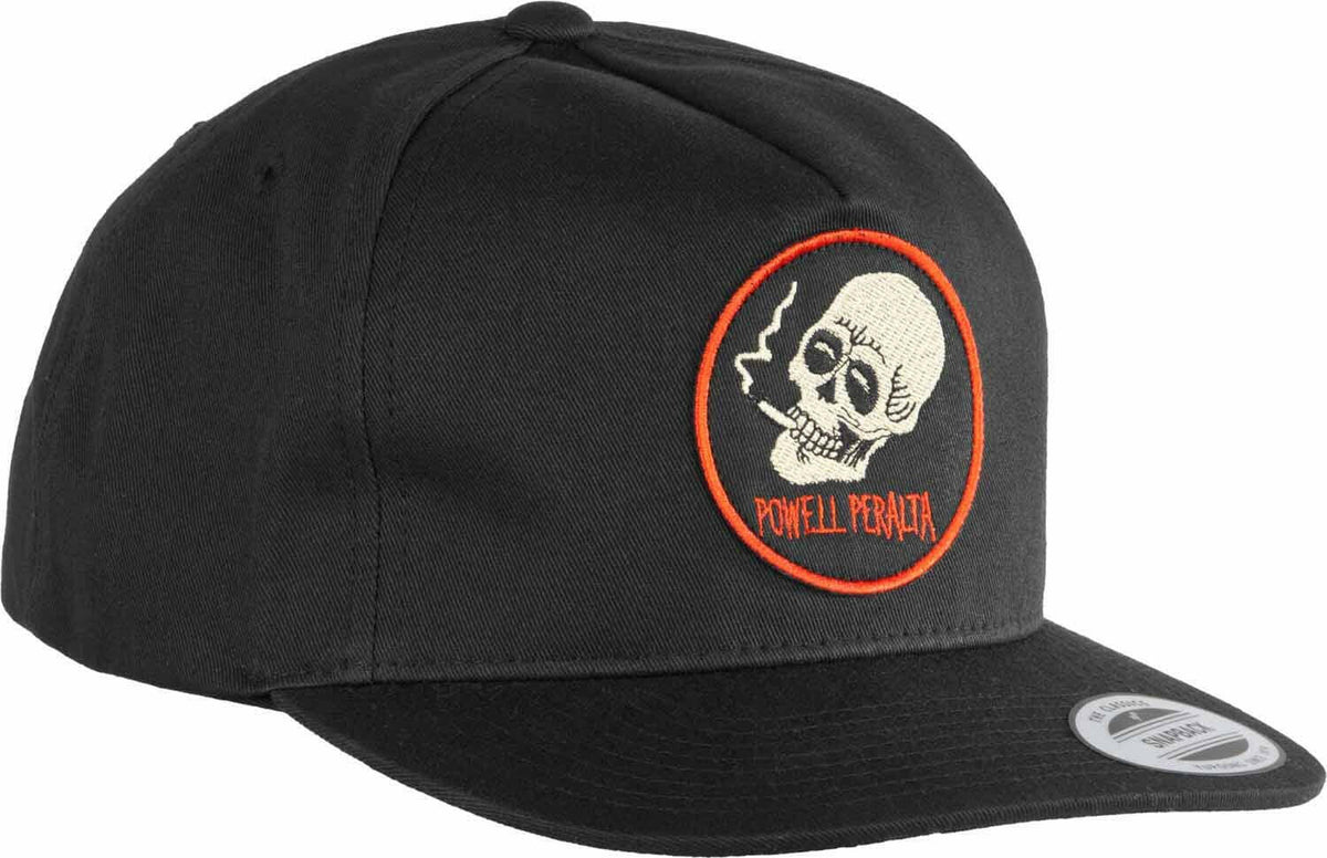 Powell Peralta - Smoking Skull Snapback Black.