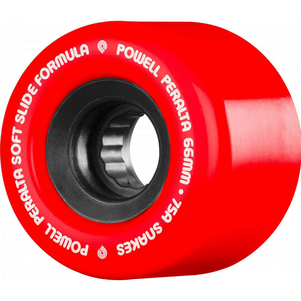 Powell Peralta - Snakes Red 66MM 75A ATF Skateboard Wheels.
