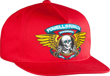 Powell Peralta - Winged Ripper Snapback Red.