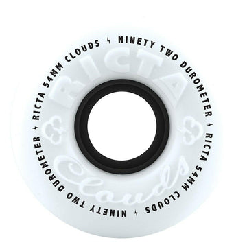 Ricta - Clouds Black 54MM 92A Skateboard Wheels.