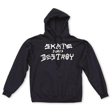 Thrasher - Skate & Destroy Hoodie Black.