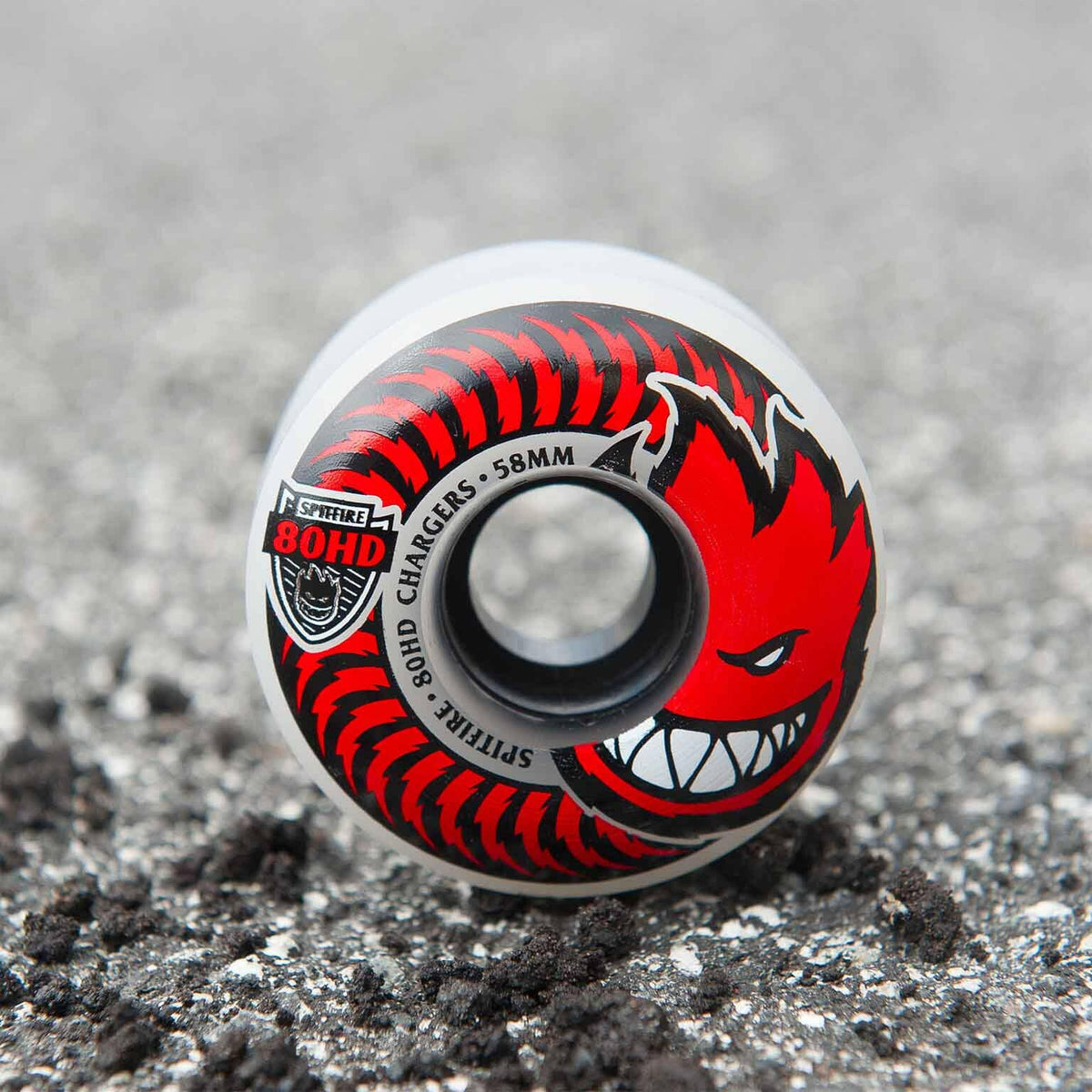 Spitfire - Chargers White 56MM 80HD Skateboard Wheels.