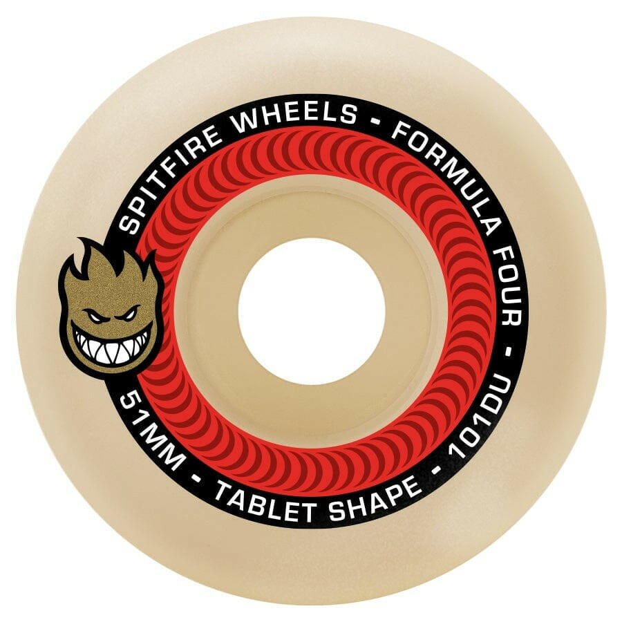 Spitfire - F4 Tablets 54MM 101A Skateboard Wheels.