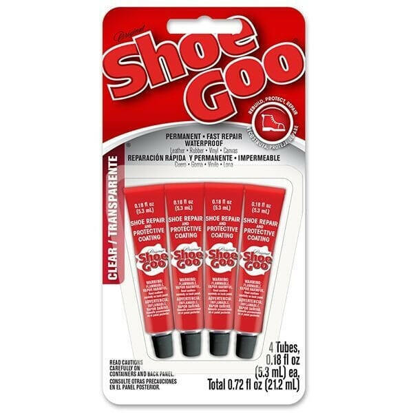 Shoe Goo - 4 Pack 5.3ml Clear.