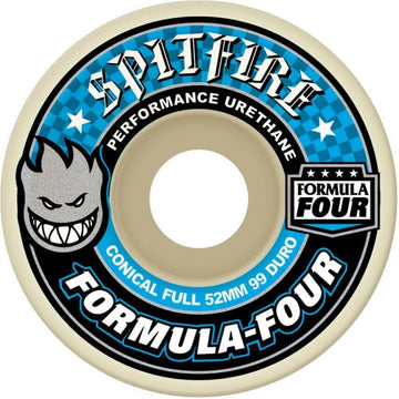Spitfire F4 Conical Full 52MM 99A Skateboard Wheels.