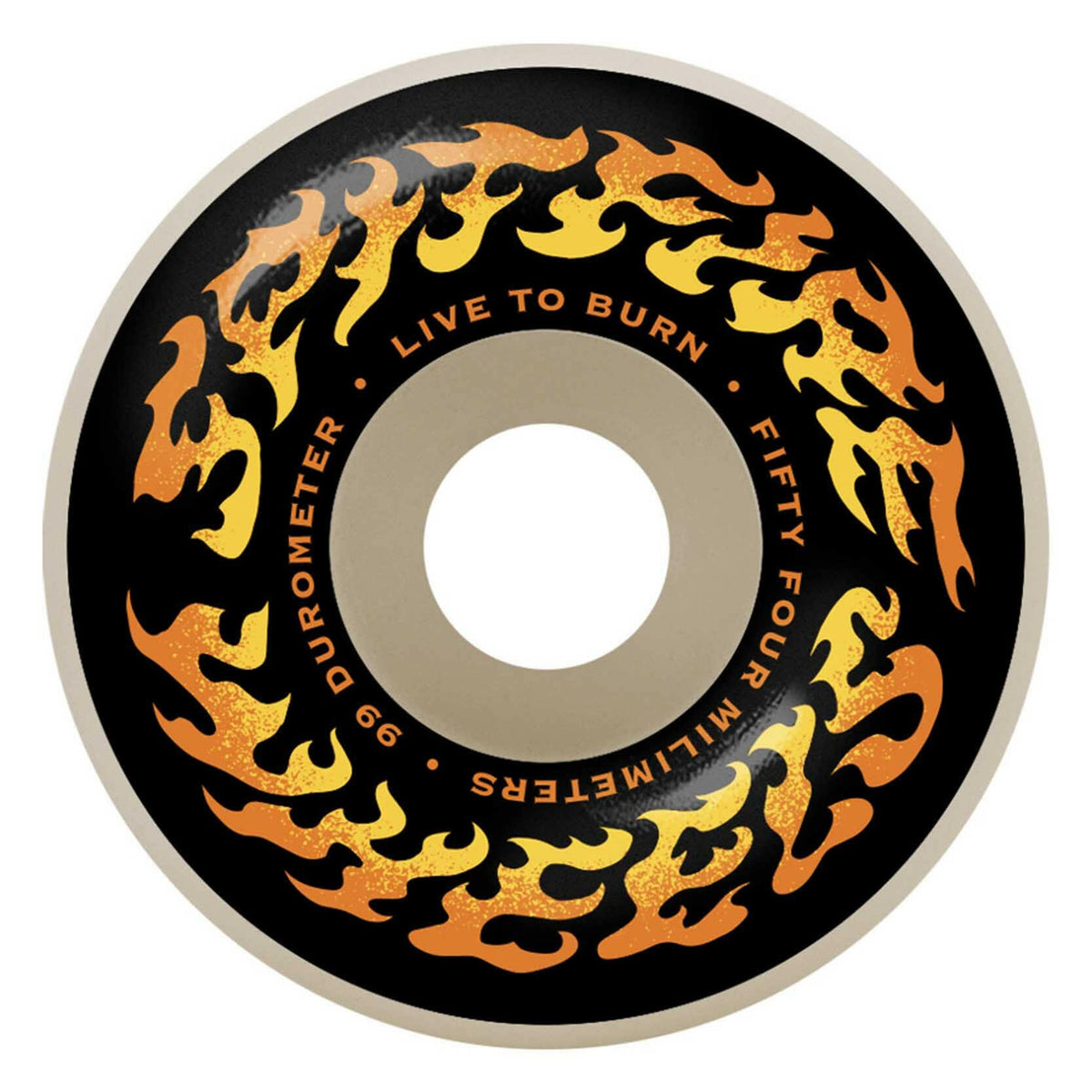 Spitfire - Torched Script Classic 54MM 99D Skateboard Wheels.