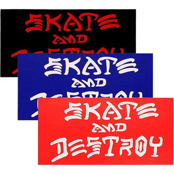 Thrasher - Skate & Destroy 6" Sticker.