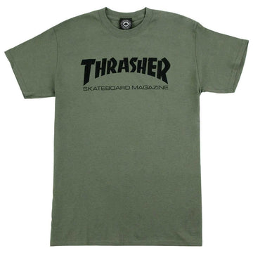Thrasher - Skate Mag Tee Army Green.