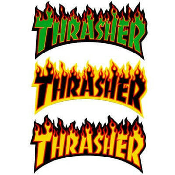 Thrasher - Flame Logo 6" Sticker.