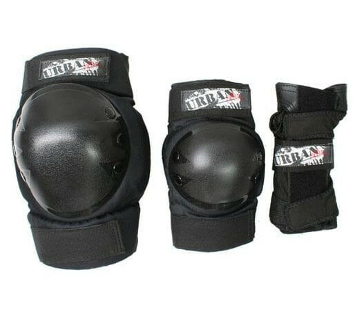 Urban Skater - Tri Pack Pad Set Black.